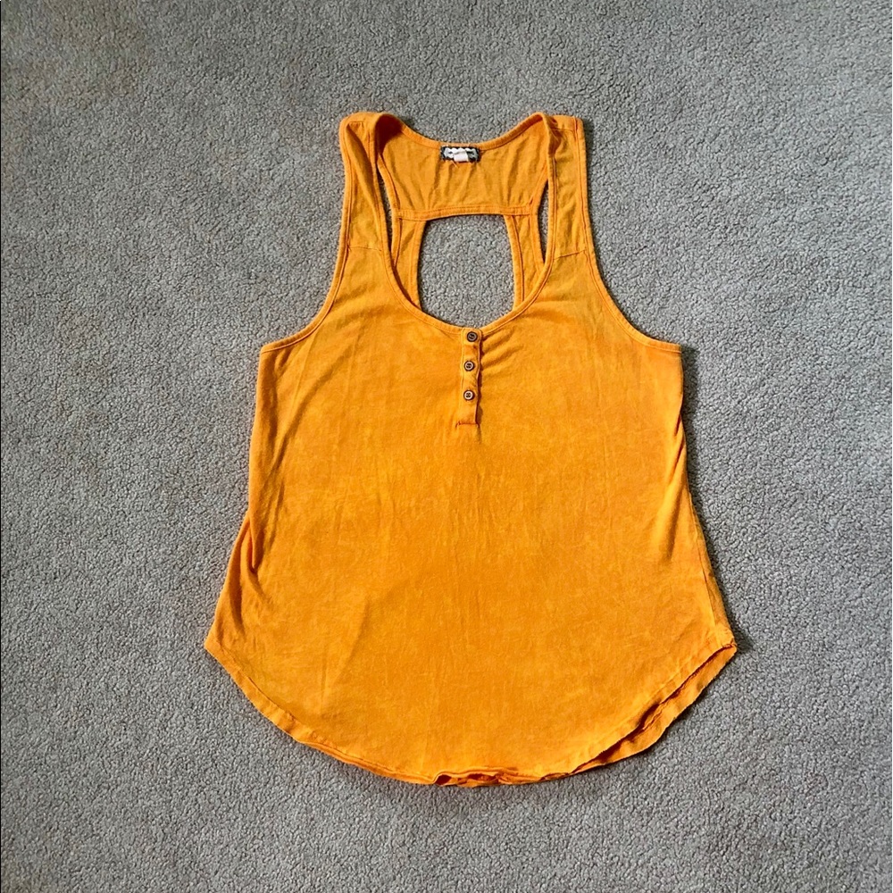 Bright Orange Tank Top